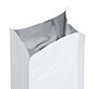 Bag with flat bottom | white mat | valve